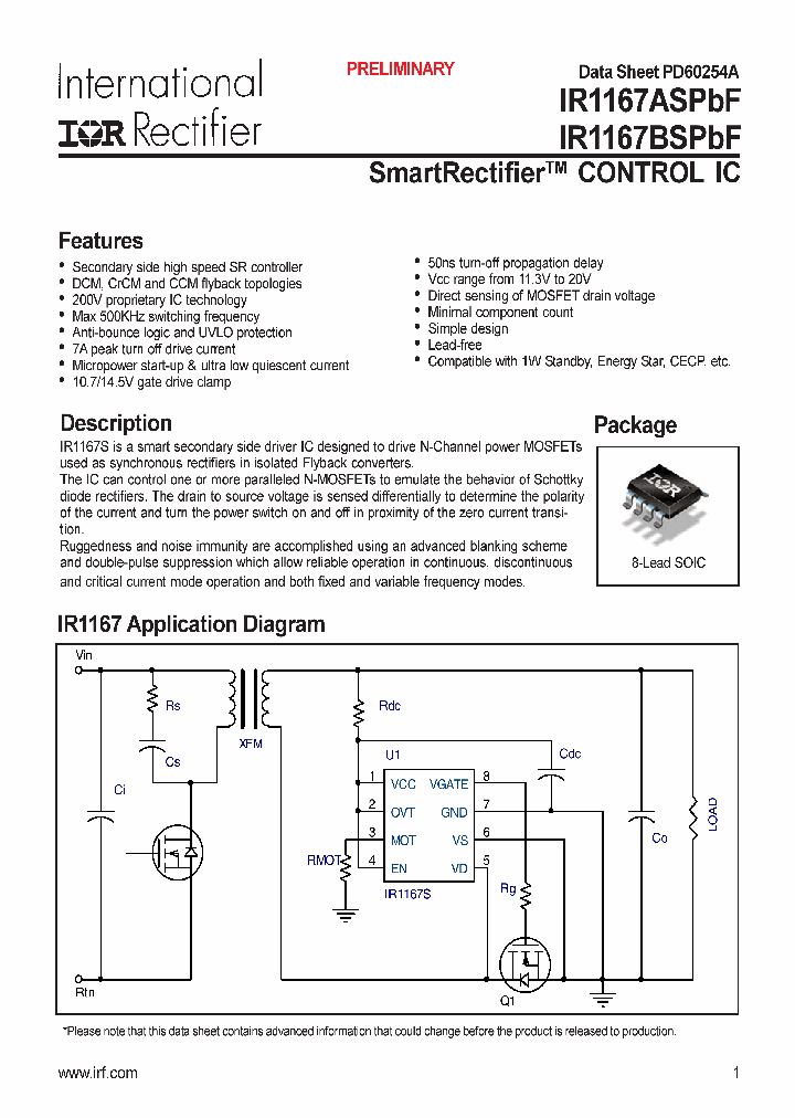 IR1167ASPBF_394304.PDF Datasheet