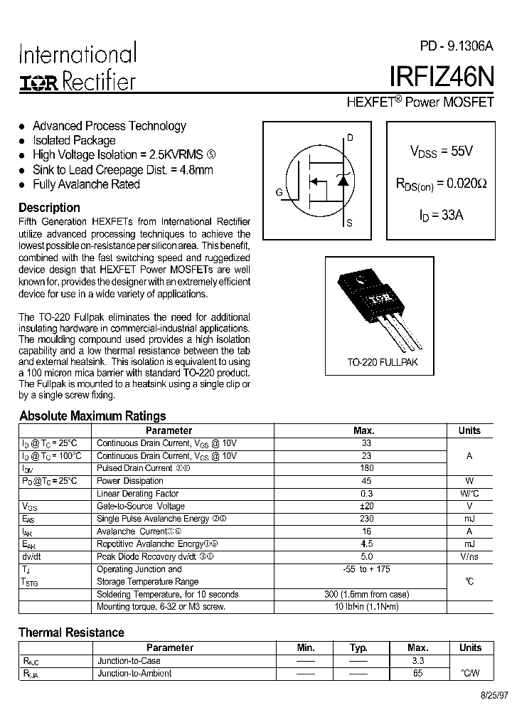 IRFIZ46N_413578.PDF Datasheet