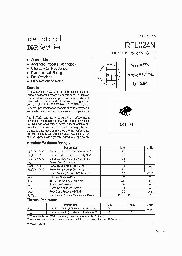 IRFL024_401775.PDF Datasheet