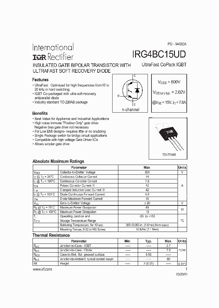 IRG4BC15UD_393967.PDF Datasheet