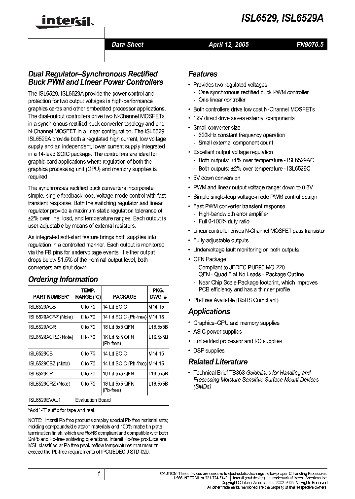 ISL6529CB_424187.PDF Datasheet