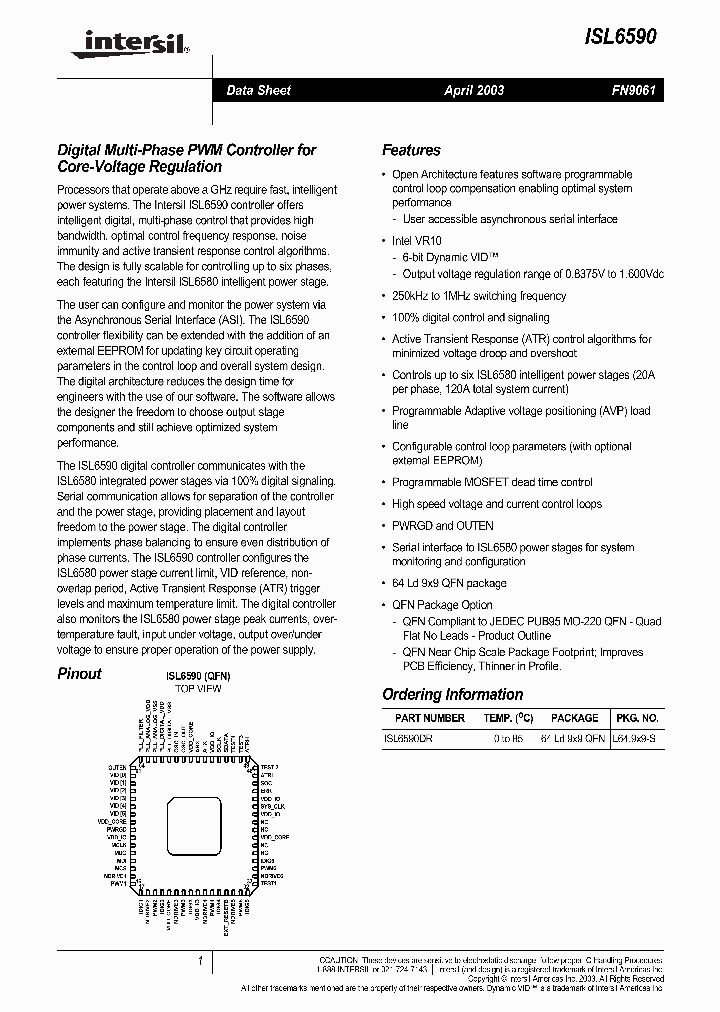 ISL6590_396752.PDF Datasheet