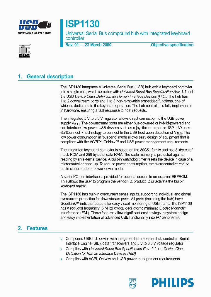 ISP1130_429419.PDF Datasheet