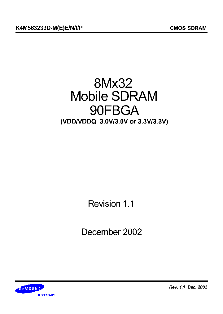 K4M563233D_241792.PDF Datasheet