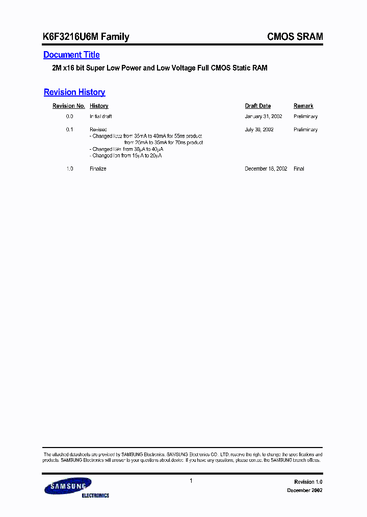 K6F3216U6M_415436.PDF Datasheet