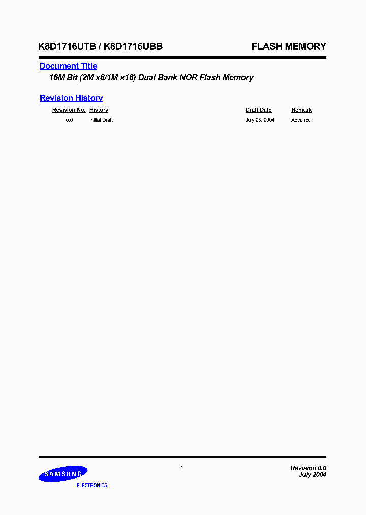 K8D1716U_411173.PDF Datasheet