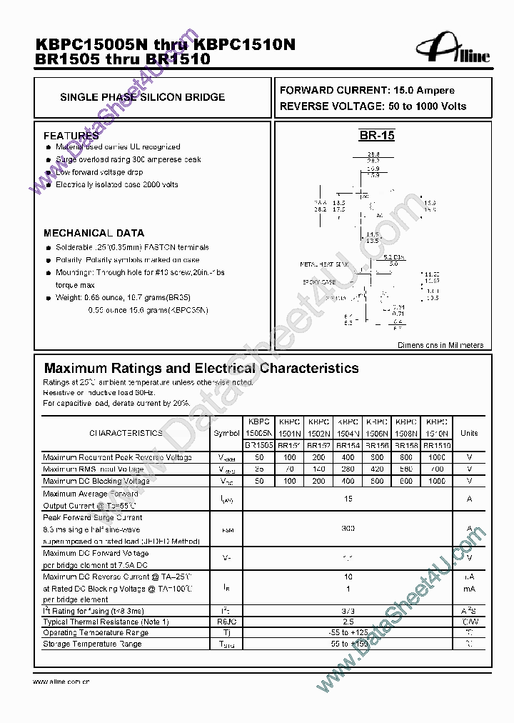 KBPC1502N_392807.PDF Datasheet