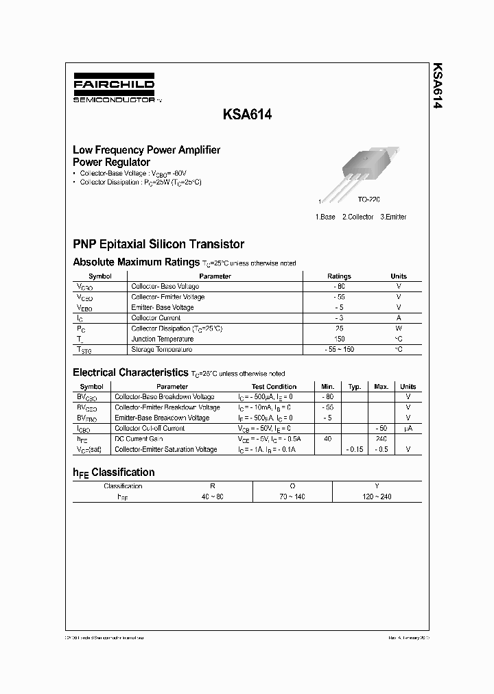 KSA614YTSTU_411591.PDF Datasheet