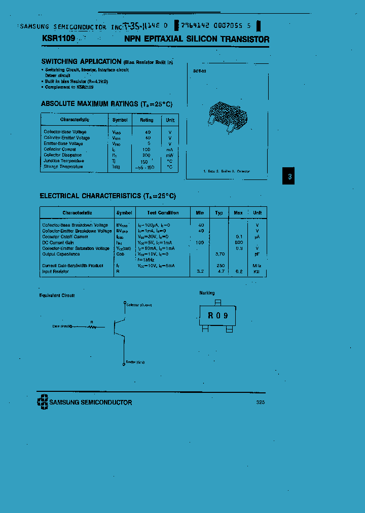 KSR1109_408352.PDF Datasheet