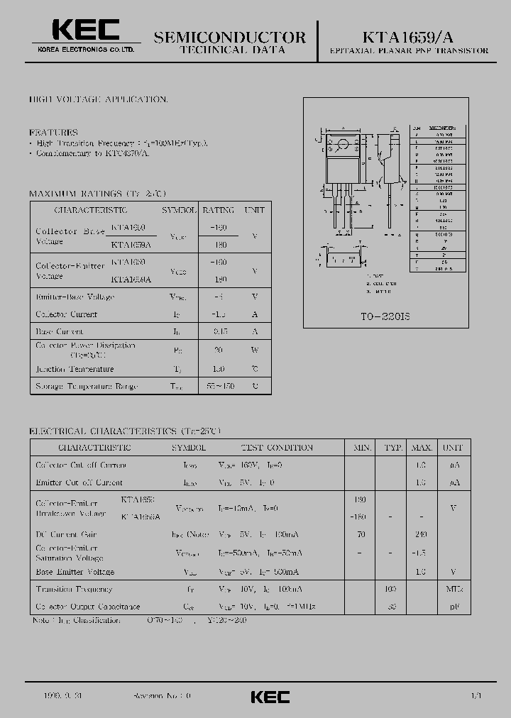 KTA1659_395183.PDF Datasheet