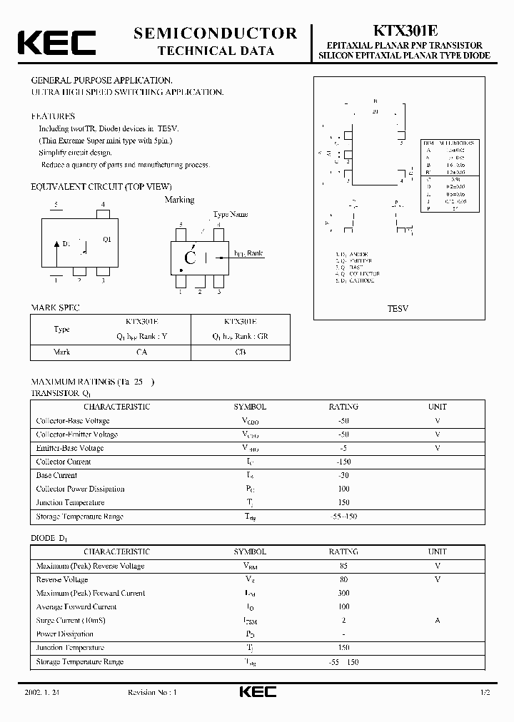 KTX301E_389812.PDF Datasheet