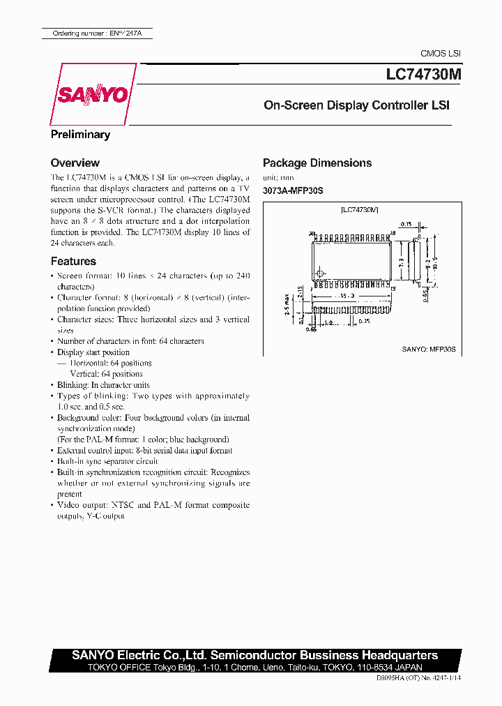 LC74730M_428548.PDF Datasheet