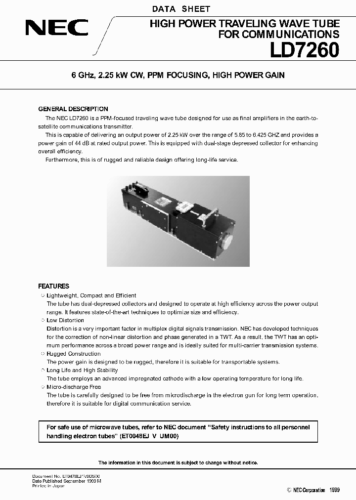 LD7260_424222.PDF Datasheet