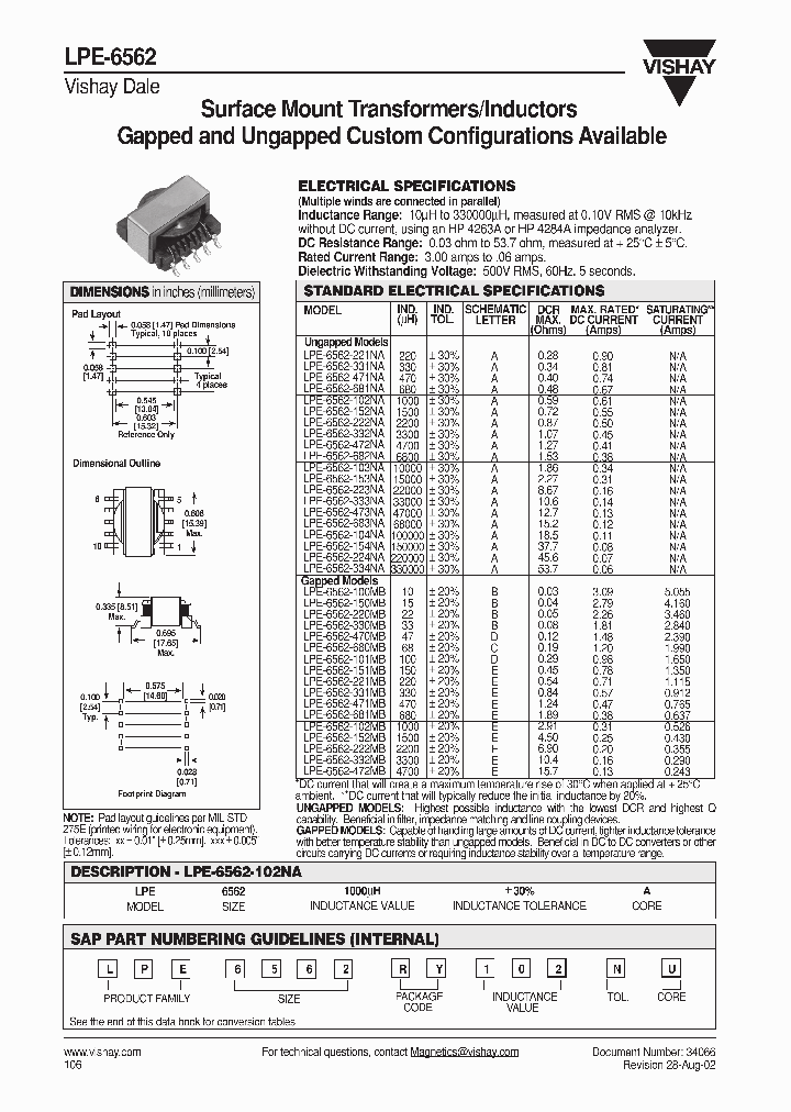 LPE-6562_179888.PDF Datasheet