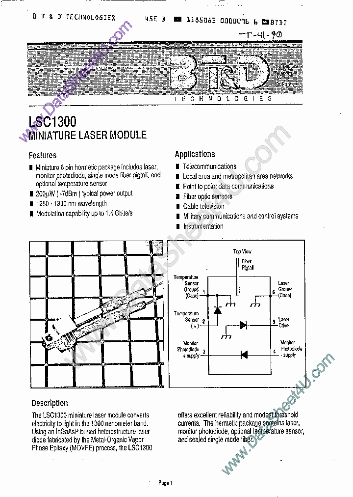 LSC1300_400991.PDF Datasheet