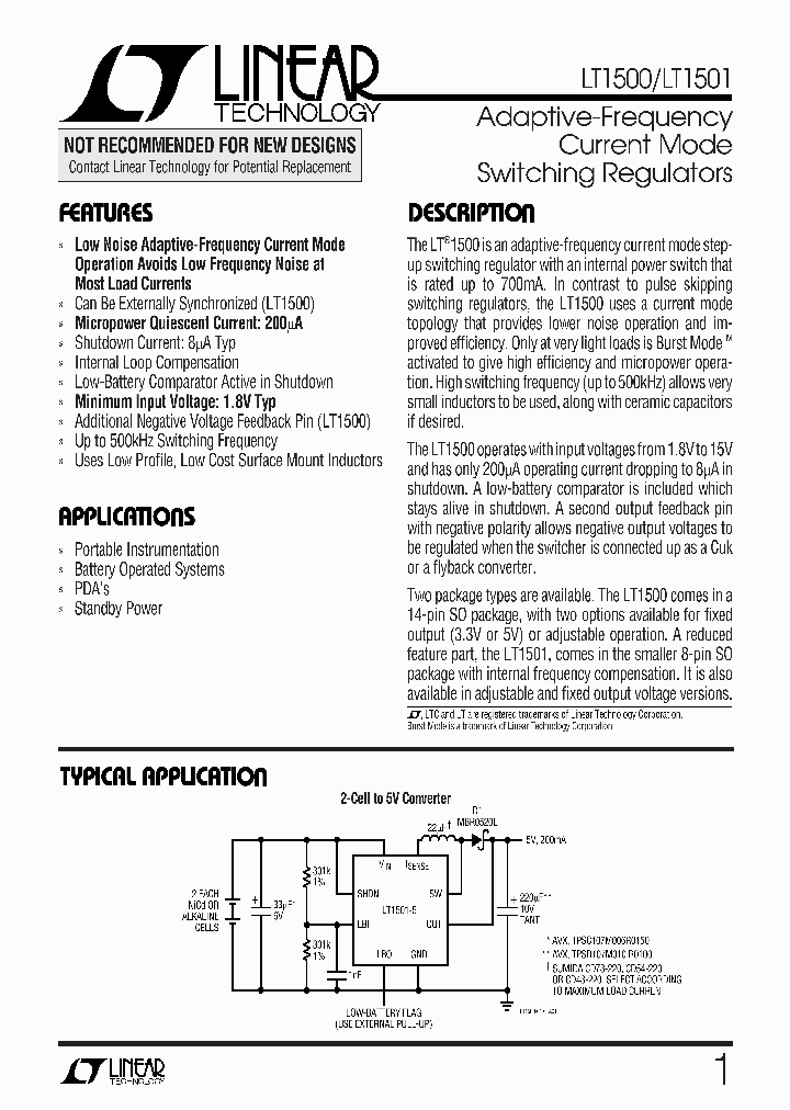 LT1501_413185.PDF Datasheet