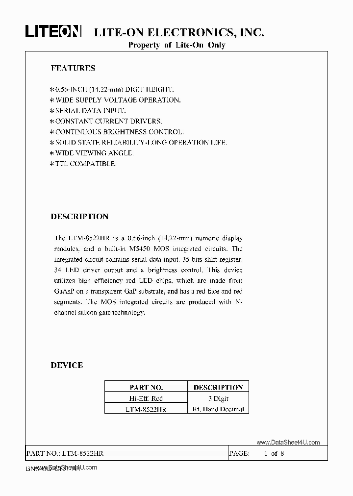 LTM8522G_419929.PDF Datasheet