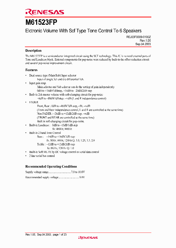 M61523FP_395083.PDF Datasheet