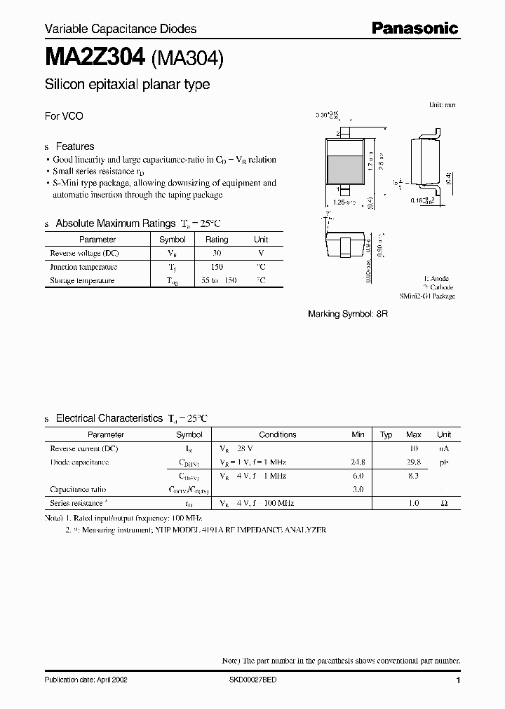 MA2Z304_416870.PDF Datasheet