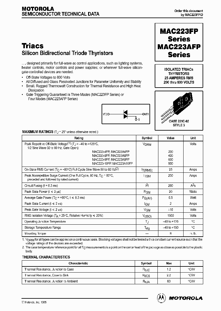 MAC223A10FP_406987.PDF Datasheet