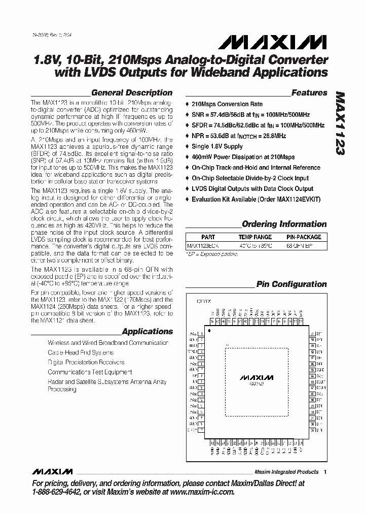MAX1123_395461.PDF Datasheet