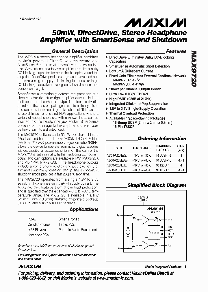 MAX9720_145850.PDF Datasheet