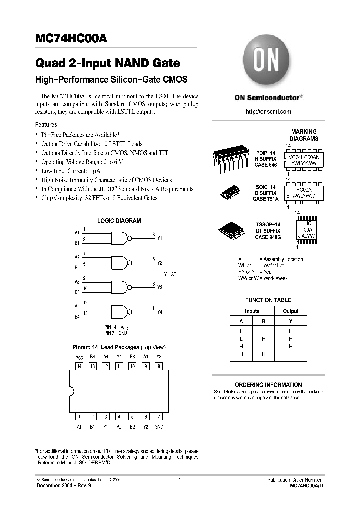 MC74HC00ADG_419898.PDF Datasheet
