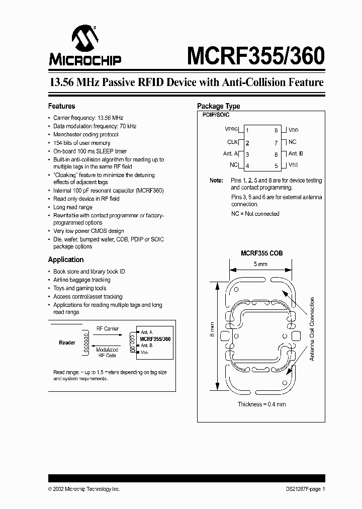 MCRF355_414656.PDF Datasheet