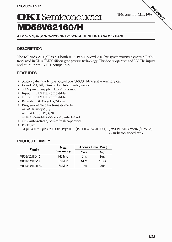MD56V62160H_421724.PDF Datasheet