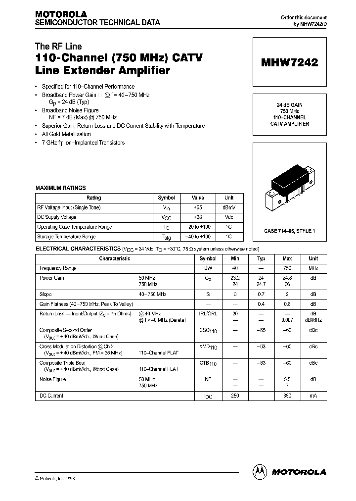 MHW7242_391407.PDF Datasheet