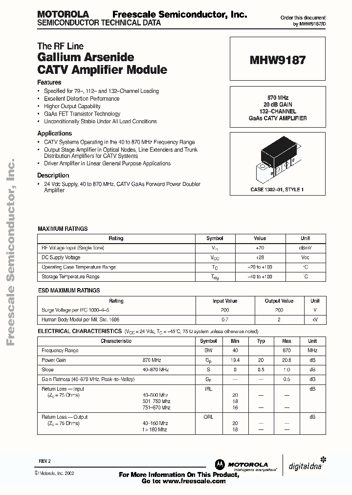 MHW9187_52848.PDF Datasheet