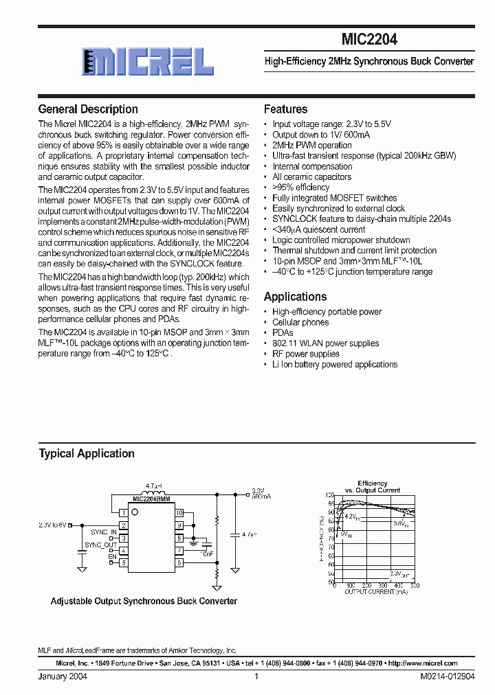 MIC2204BMM_422207.PDF Datasheet