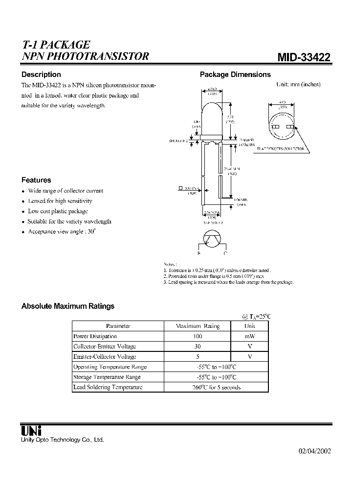 MID-33422_388394.PDF Datasheet