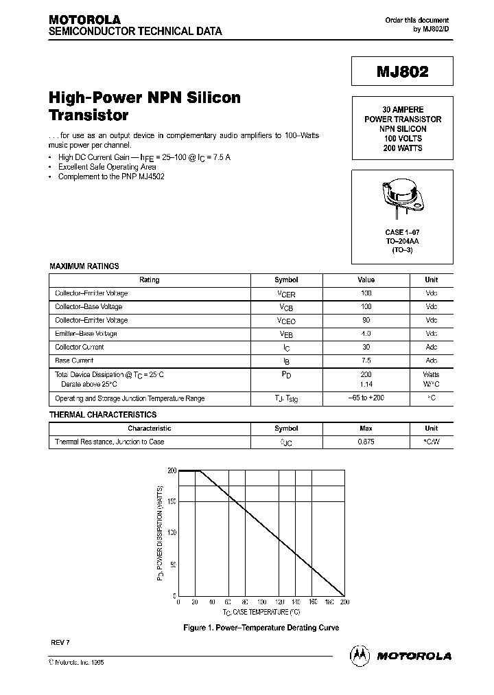 MJ802_406154.PDF Datasheet