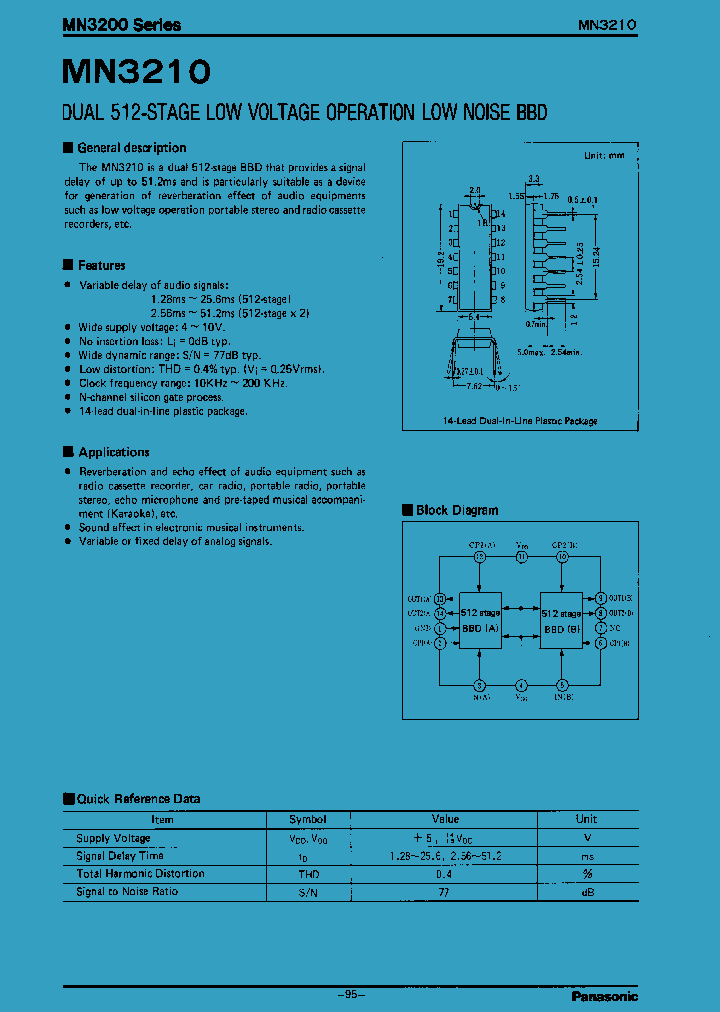 MN3210_427723.PDF Datasheet
