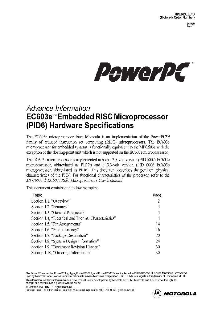 MPE603EED_429299.PDF Datasheet