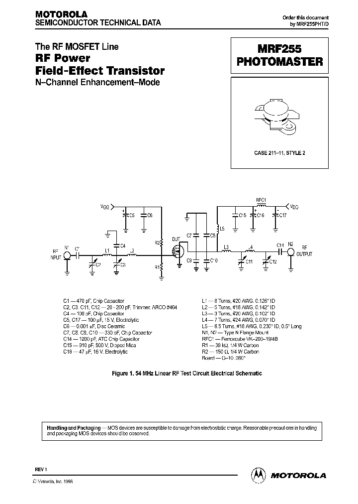 MRF255PHT_430650.PDF Datasheet