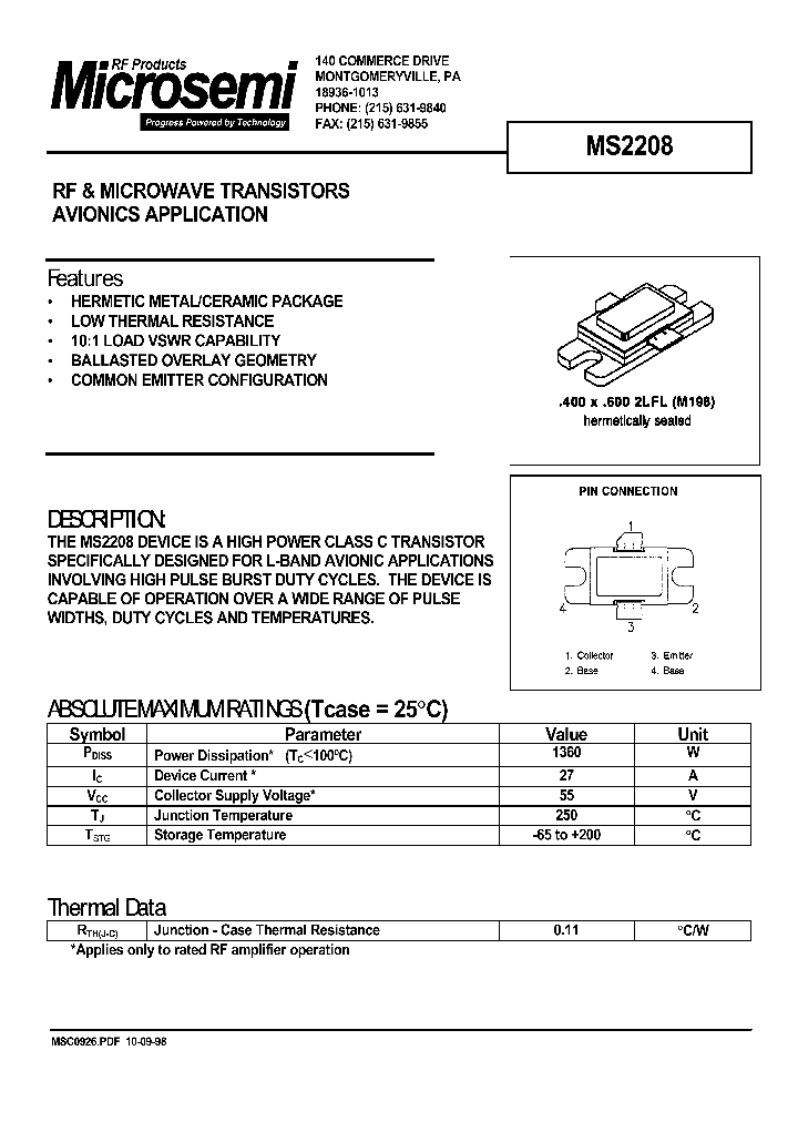 MS2208_414711.PDF Datasheet