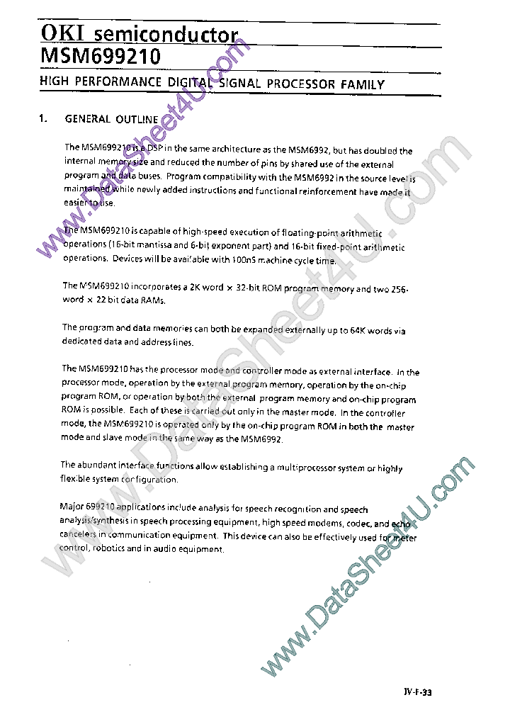 MSM699210_395064.PDF Datasheet