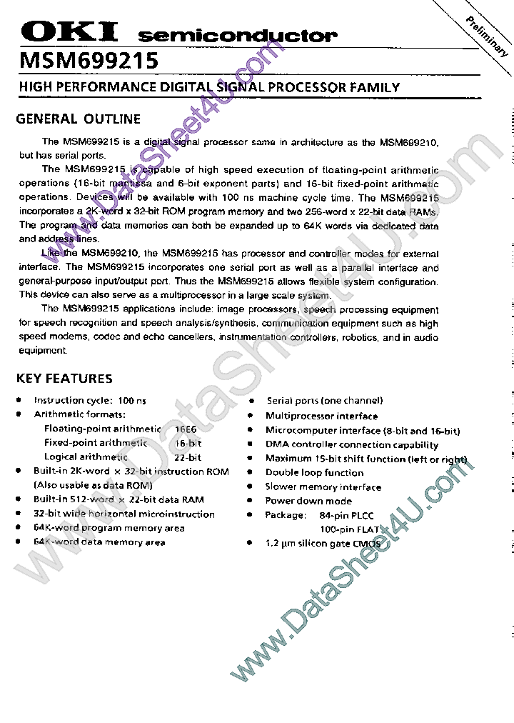 MSM699215_395065.PDF Datasheet