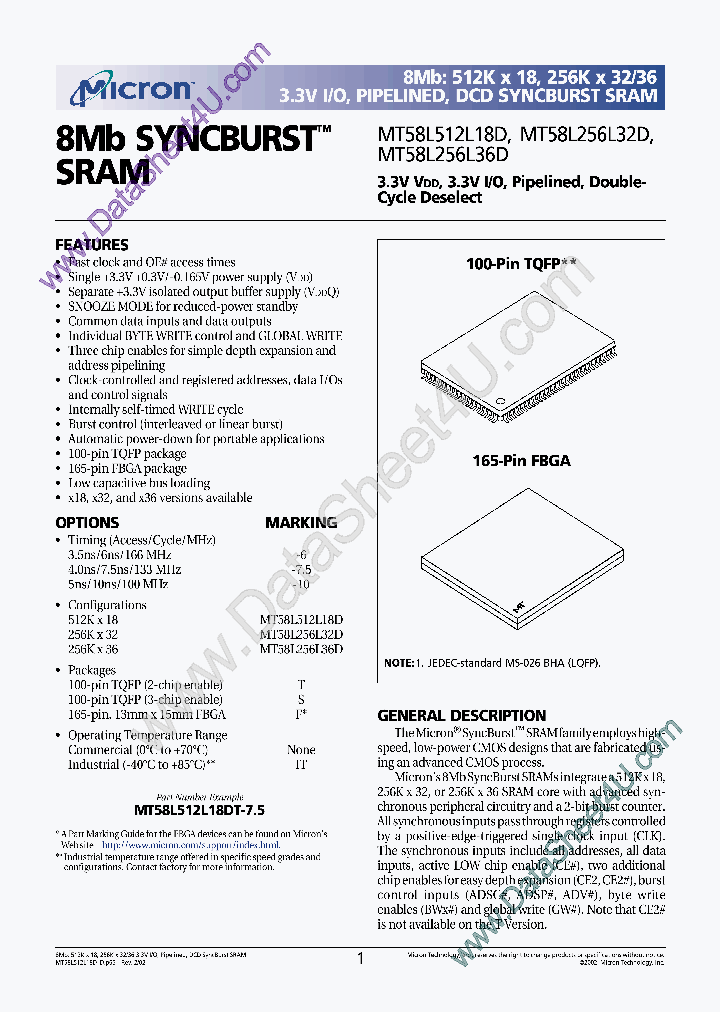 MT58L512L18D_410907.PDF Datasheet