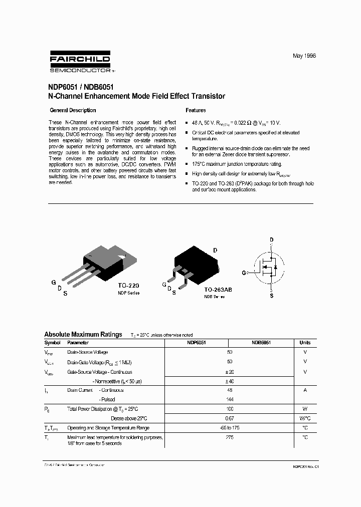NDP6051_219679.PDF Datasheet