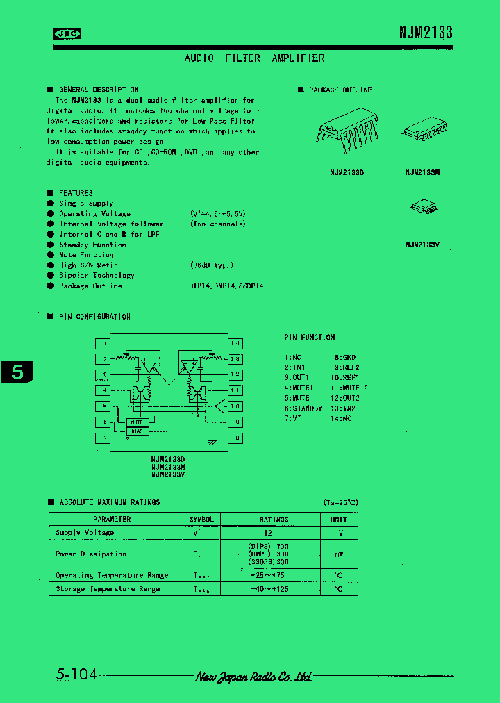 NJM2133_33333.PDF Datasheet