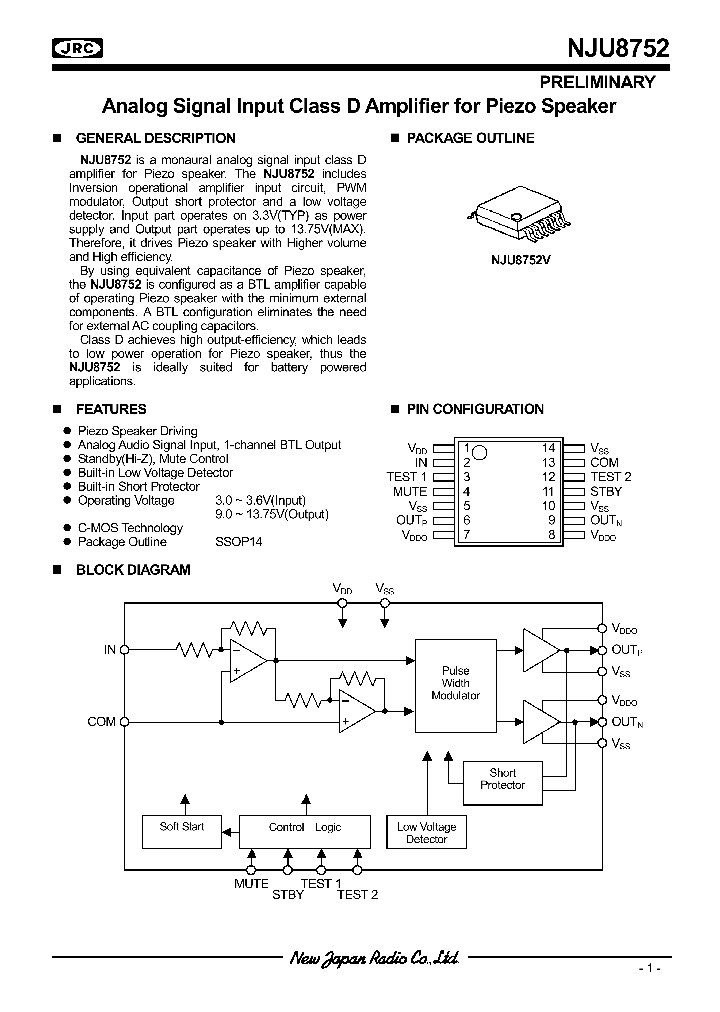 NJU8752_418021.PDF Datasheet