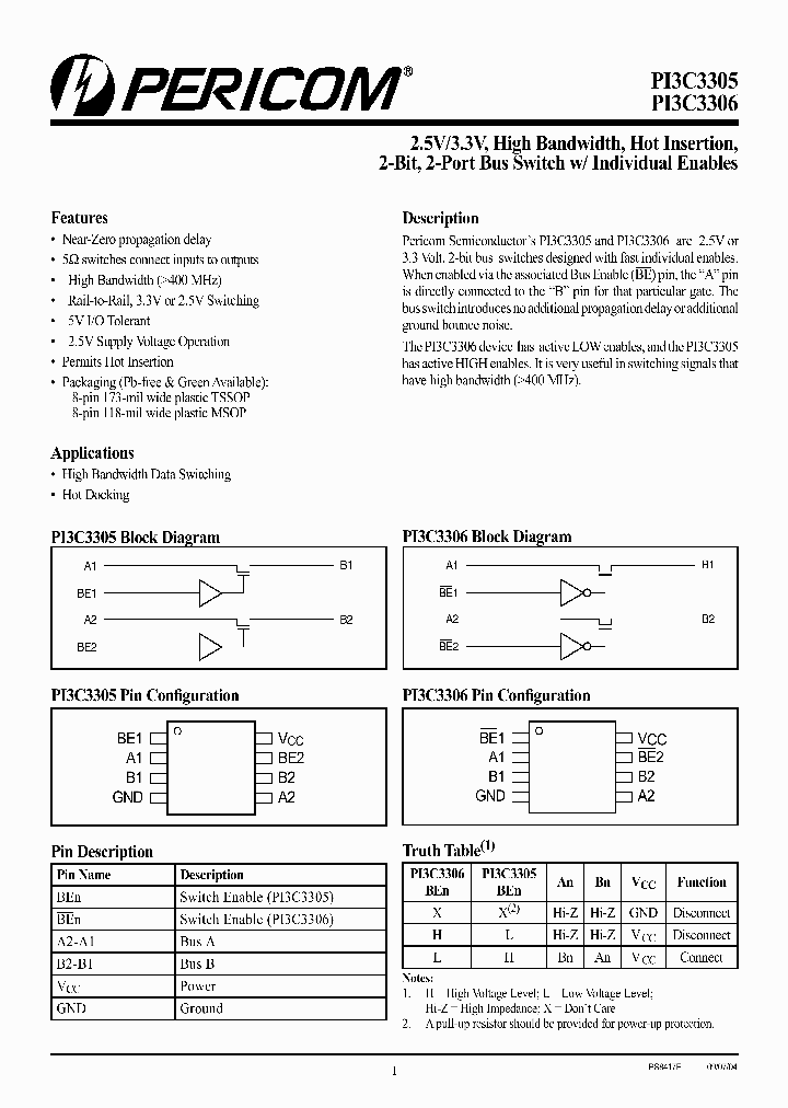 PI3C3305L_357835.PDF Datasheet