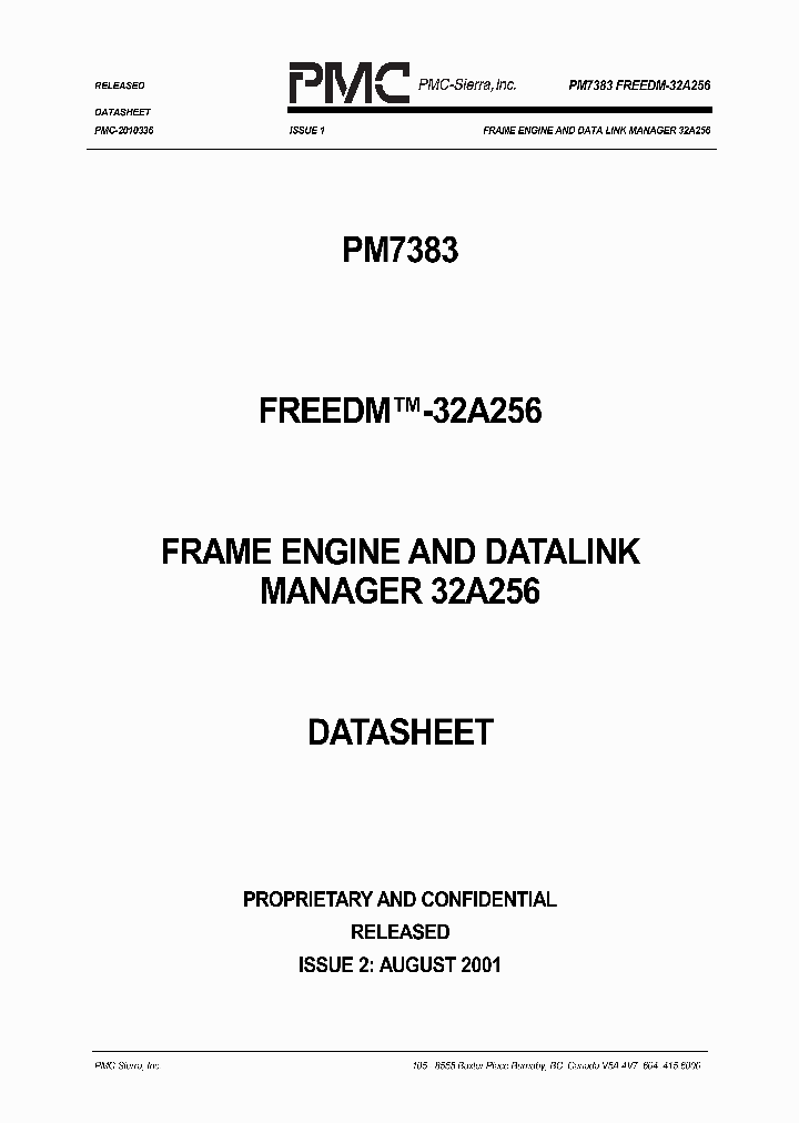 PM7383_405534.PDF Datasheet
