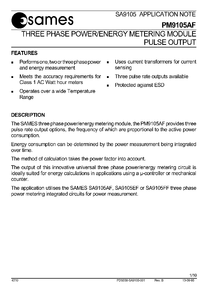 PM9105AFE_414863.PDF Datasheet