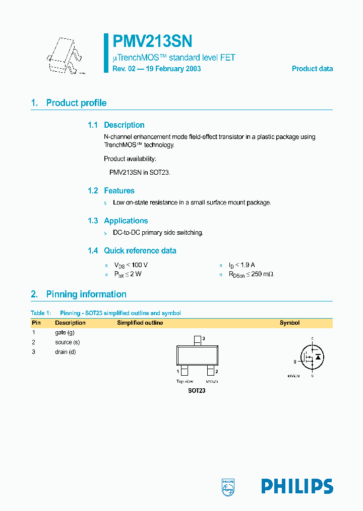 PMV213SN_396640.PDF Datasheet