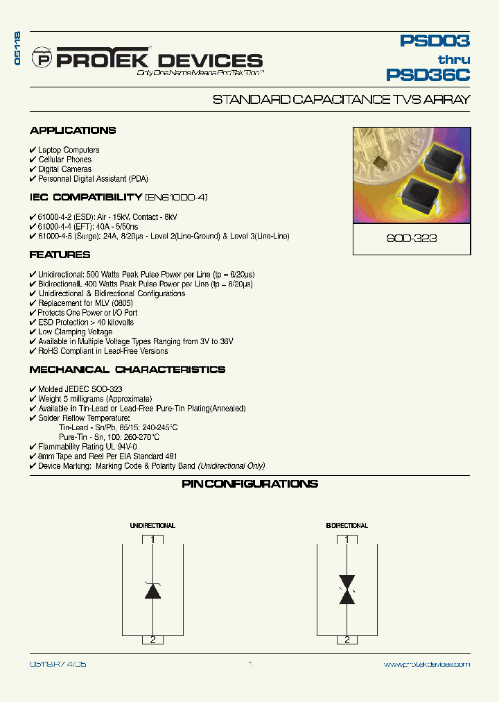 PSD05_428361.PDF Datasheet