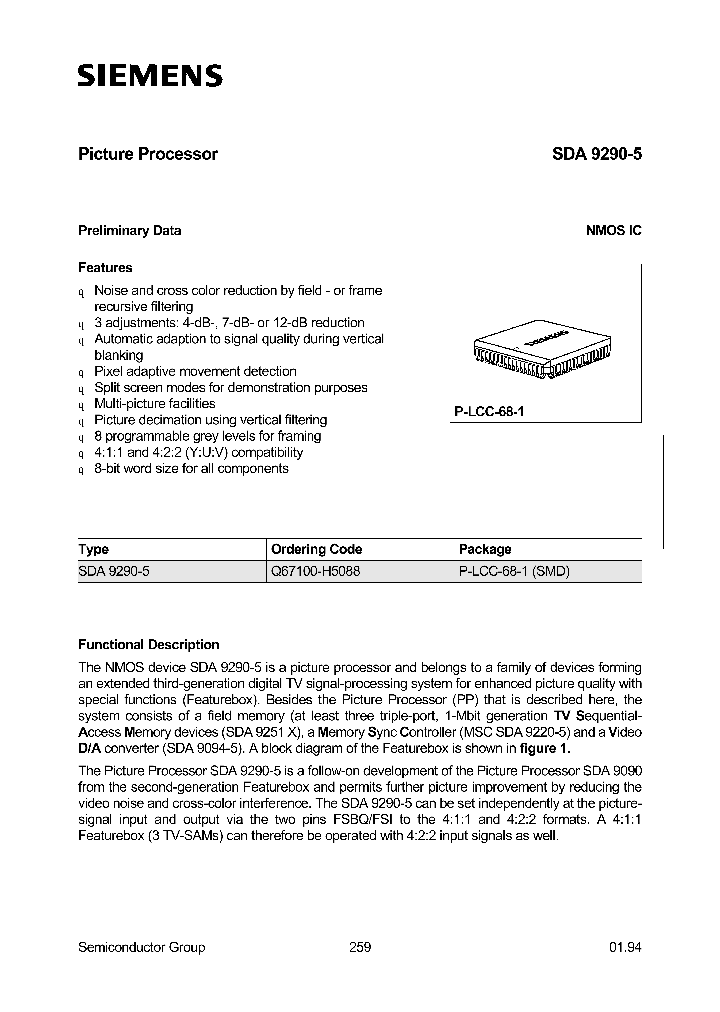 SDA9290-5_428534.PDF Datasheet
